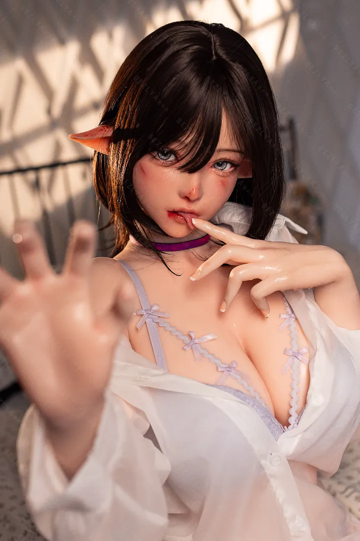 155cm (5ft1) G罩杯 混合材質性愛娃娃 Freesia, ROS 头部